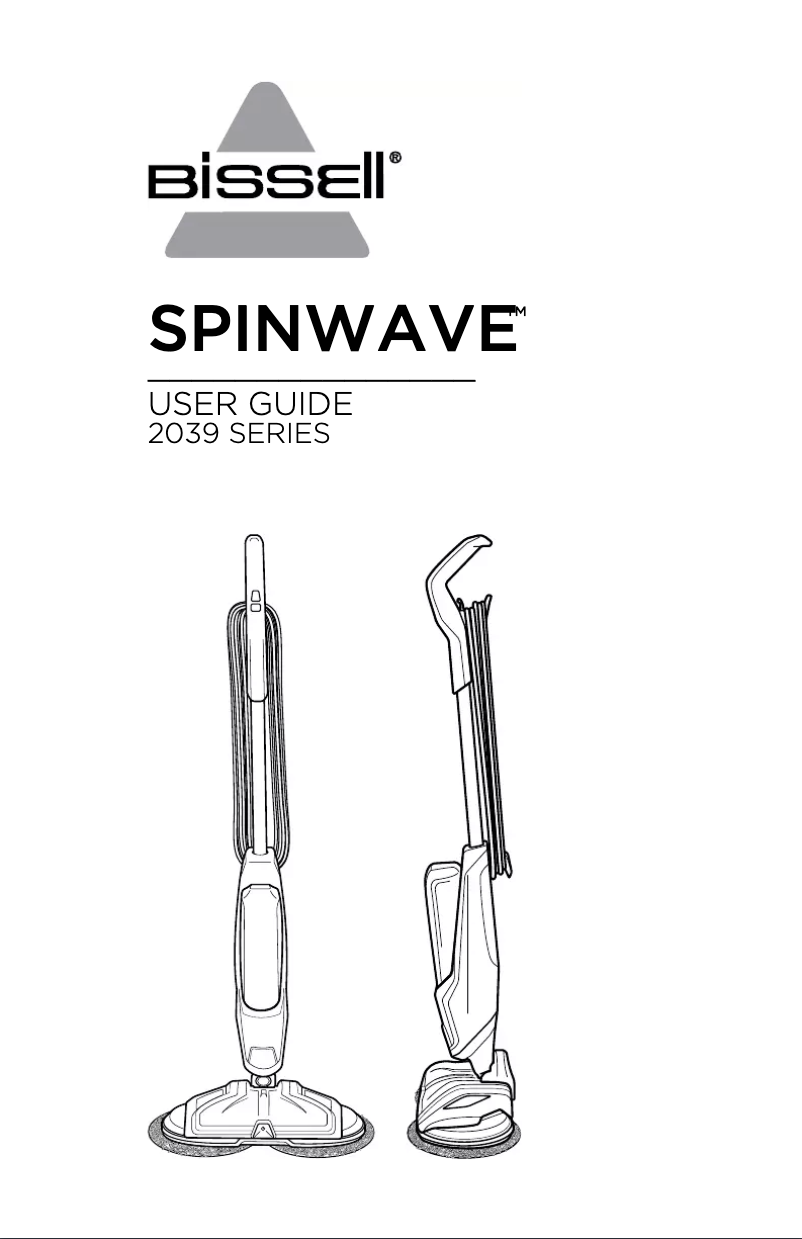 Page 1 de la notice Manuel utilisateur Bissell SpinWave Hard Floor