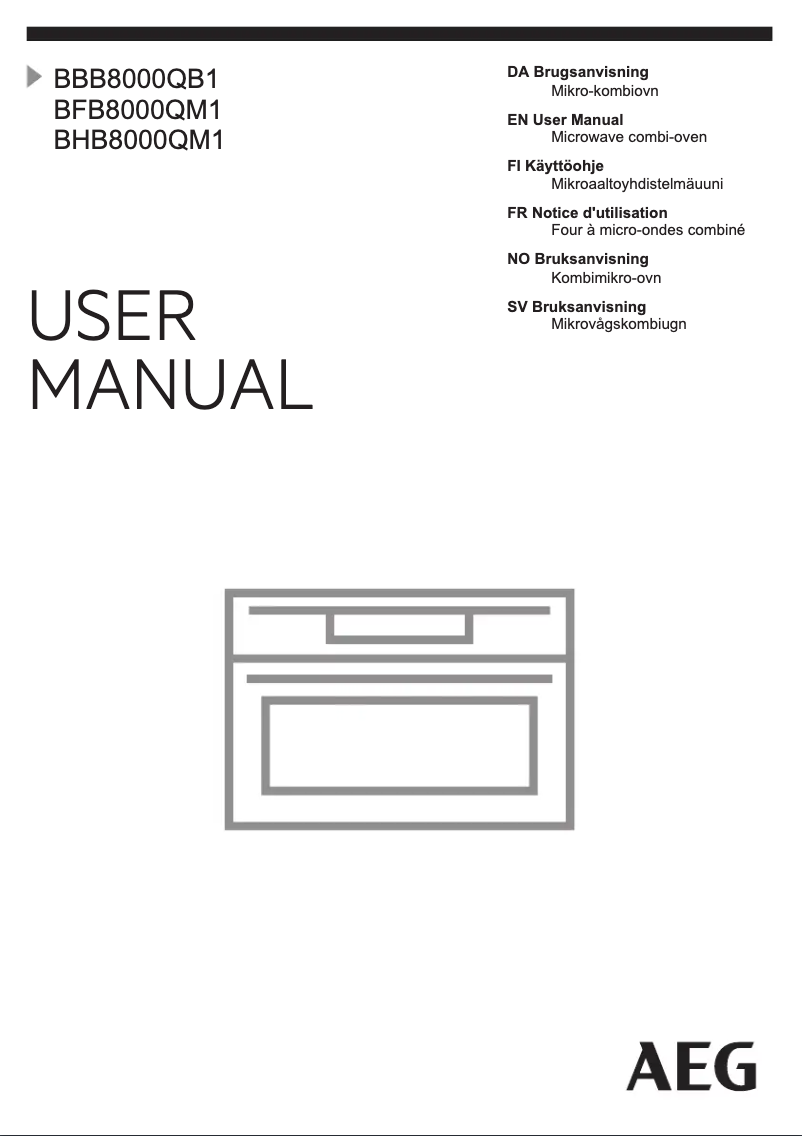 Page 1 de la notice Manuel utilisateur AEG BBB8000QB1