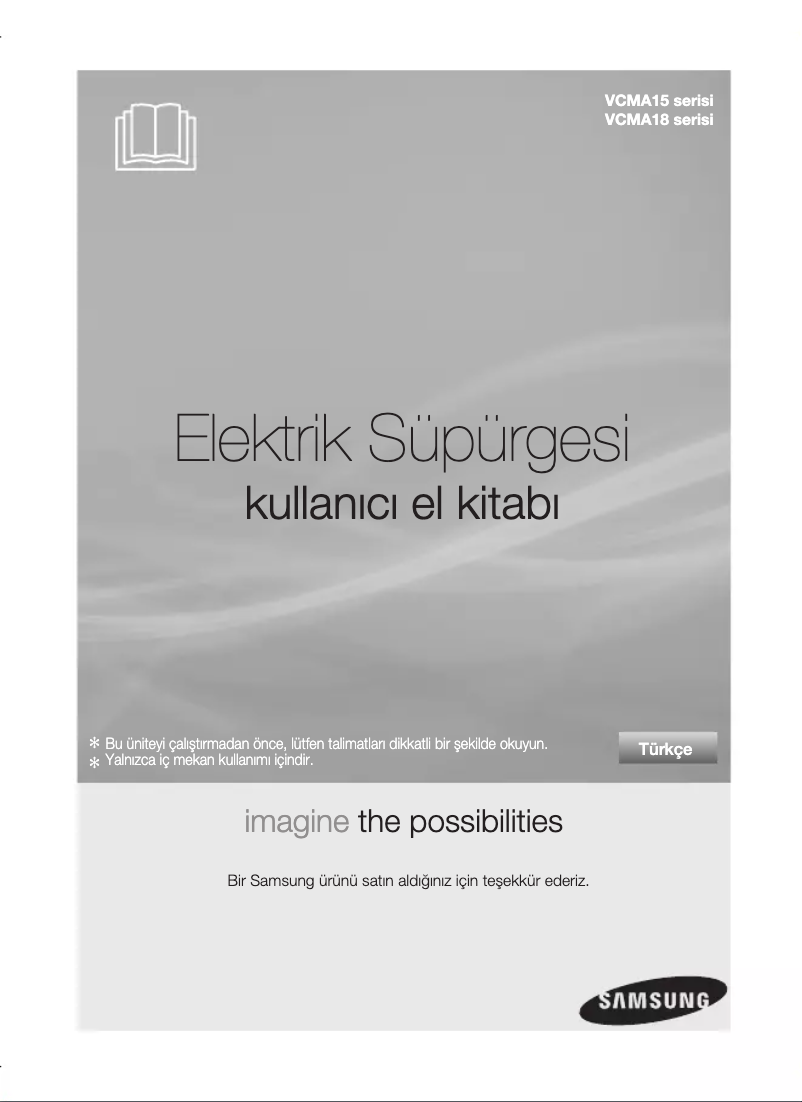Page n°1 - Manuel utilisateur Samsung VCMA18AV