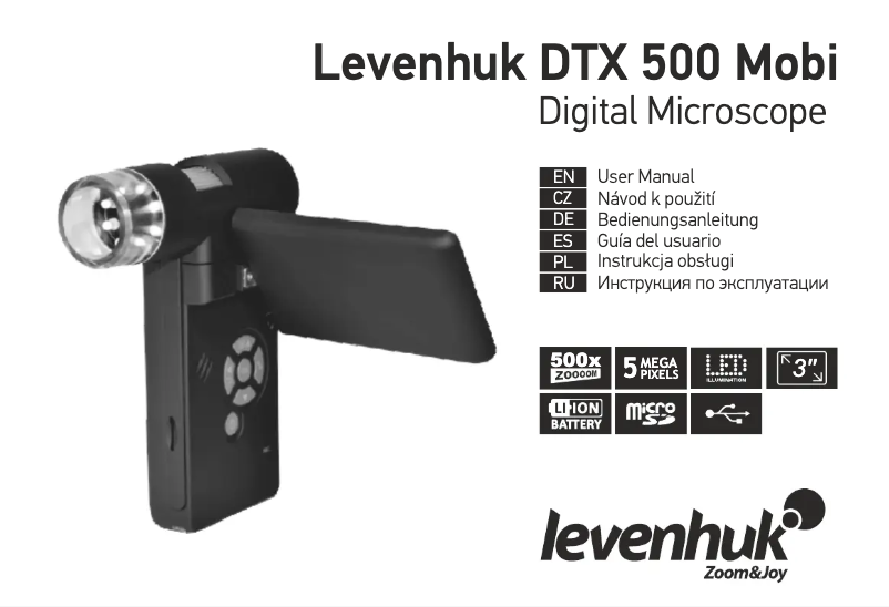 Page n°1 - Manuel utilisateur Levenhuk DTX 500 Mobi