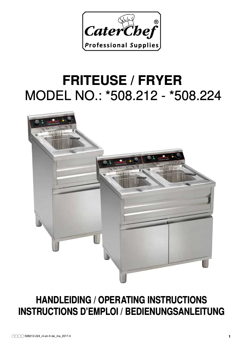 Image de la première page du manuel de l'appareil 508224