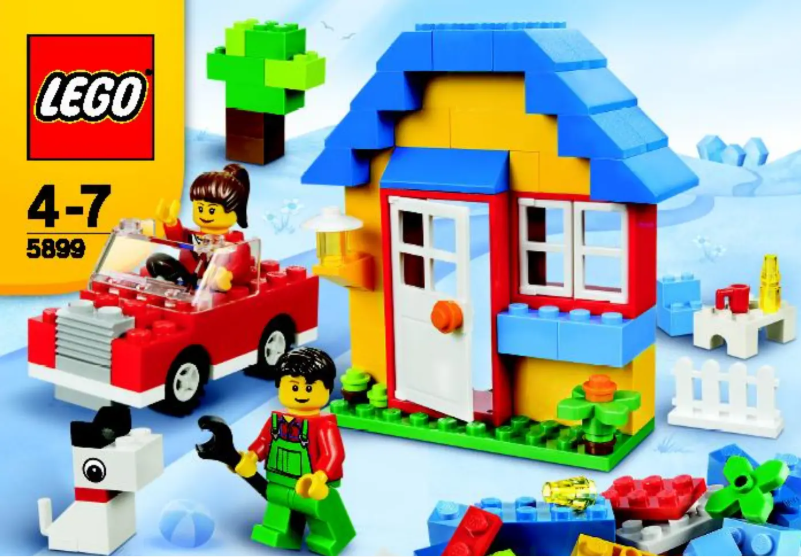 Page 1 de la notice Manuel utilisateur Lego ® House Building Set