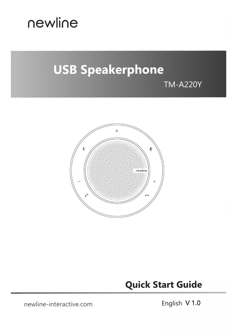 Image de la première page du manuel de l'appareil Meet Cam Set TM-A220Y