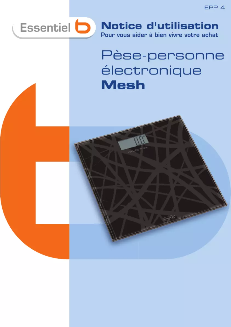 Image de la première page du manuel de l'appareil EPP4 Mech