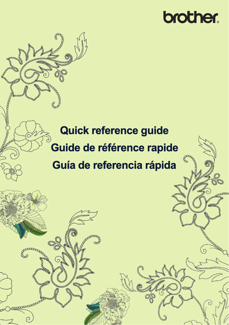 Image de la première page du manuel de l'appareil DreamMaker XE VE2200