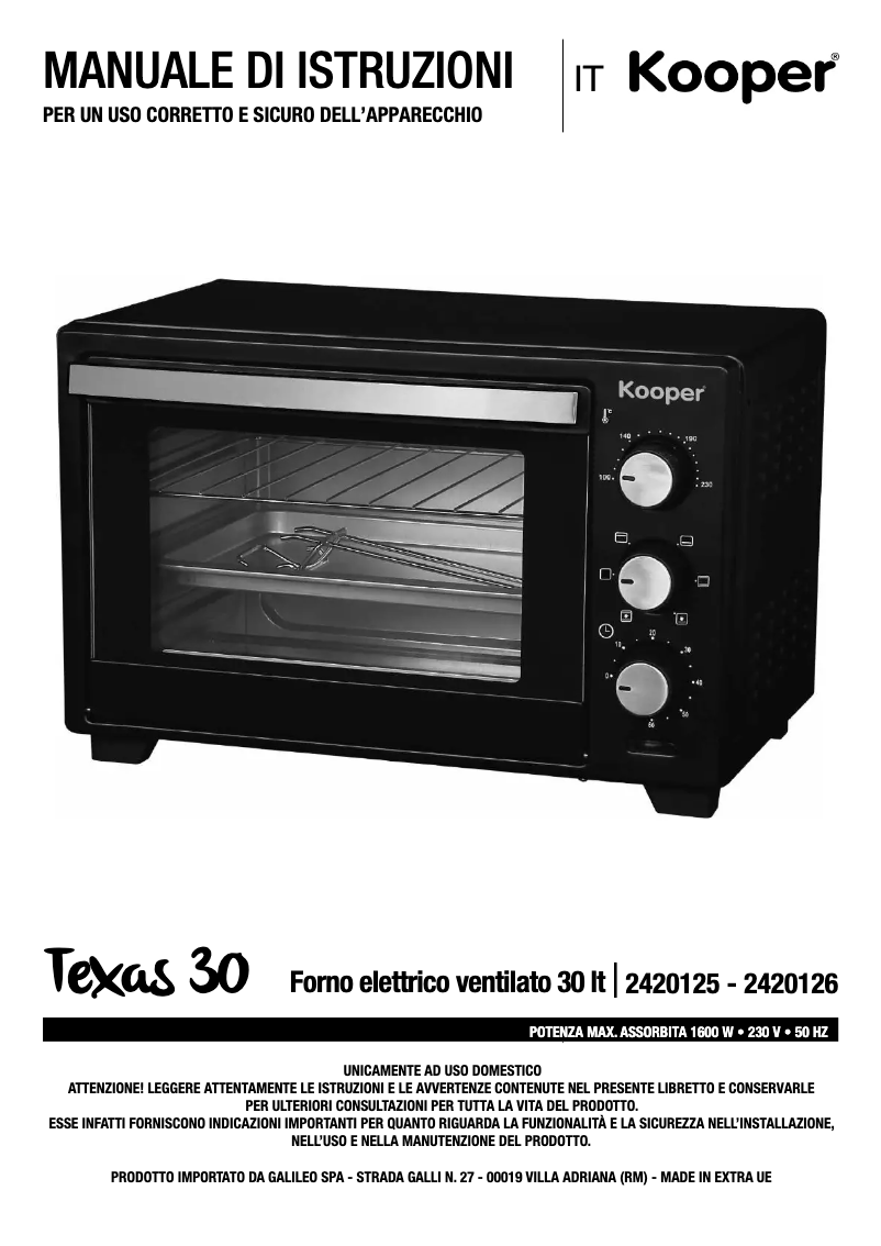 Image de la première page du manuel de l'appareil 2420125