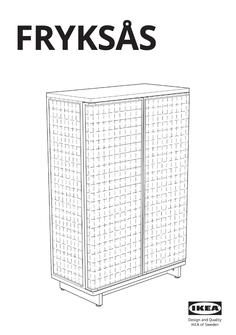 Página 1 del manual Manual de usuario Ikea FRYKSÅS 205.740.97
