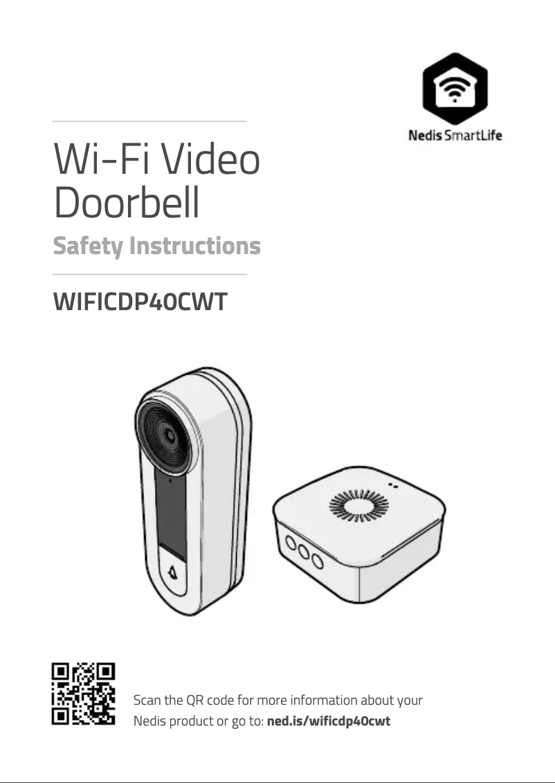 Page 1 de la notice Manuel utilisateur Nedis WIFICDP40CWT