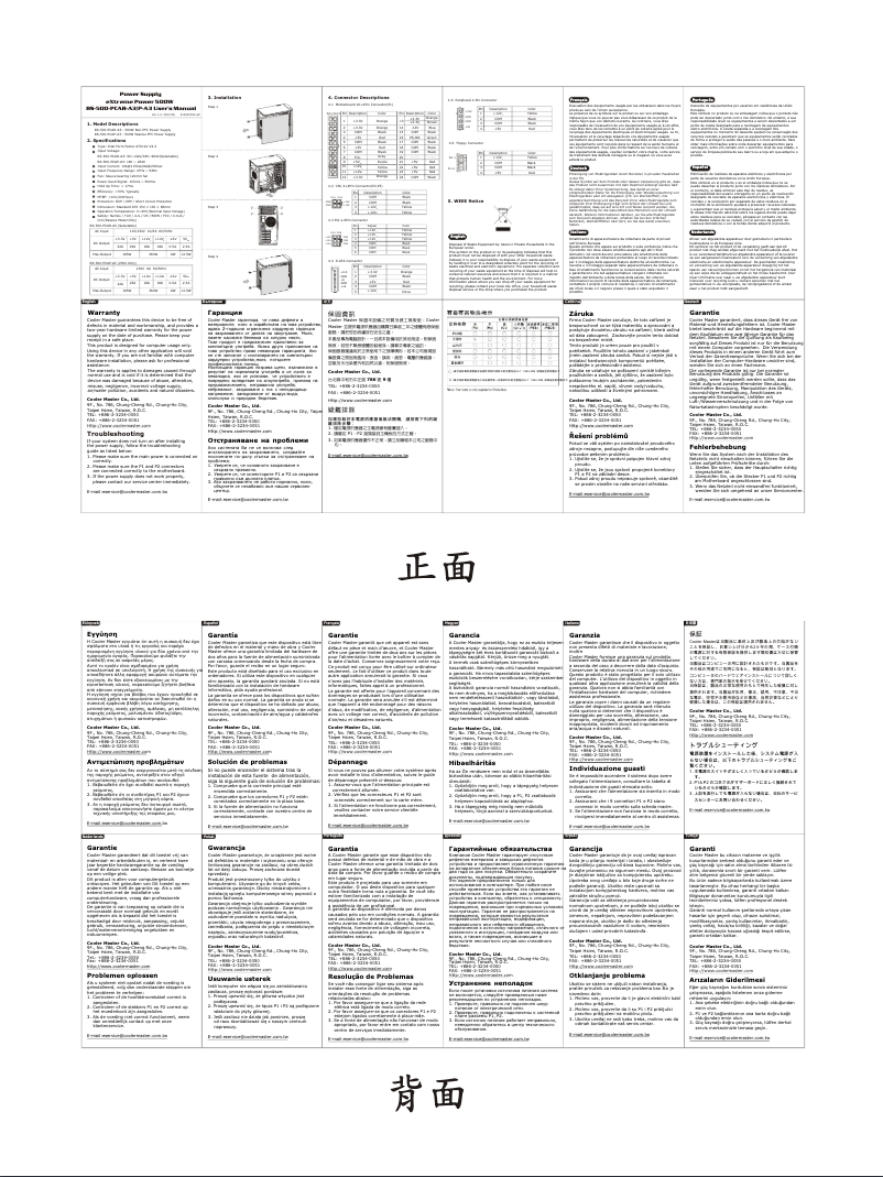 Página 1 del manual Manual de usuario Cooler Master eXtreme Power Plus