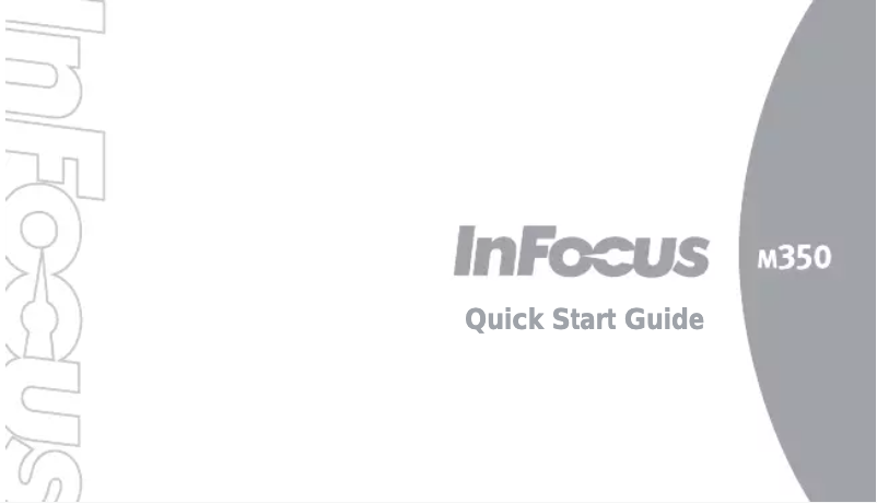 Página 1 del manual Manual de usuario InFocus M350