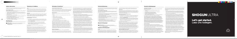 Page 1 de la notice Manuel utilisateur Atomos Shogun Ultra