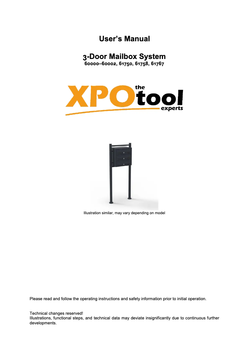 Page n°1 - Manuel utilisateur WilTec 61767