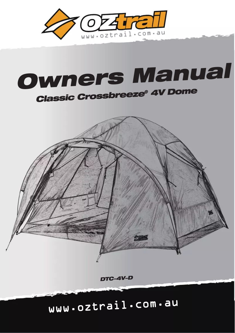 Página 1 del manual Manual de usuario OZtrail Classic Crossbreeze 4V