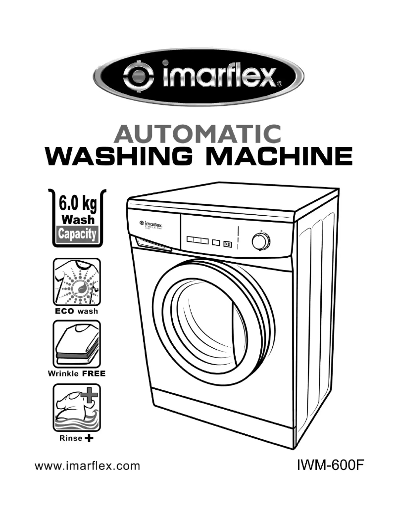 Page n°1 - Manuel utilisateur Imarflex IWM-600F
