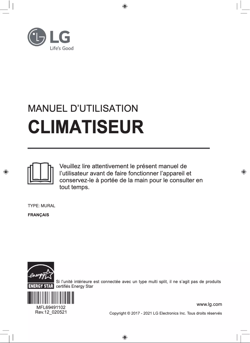 Page n°1 - Manuel utilisateur LG LSN090HSV5