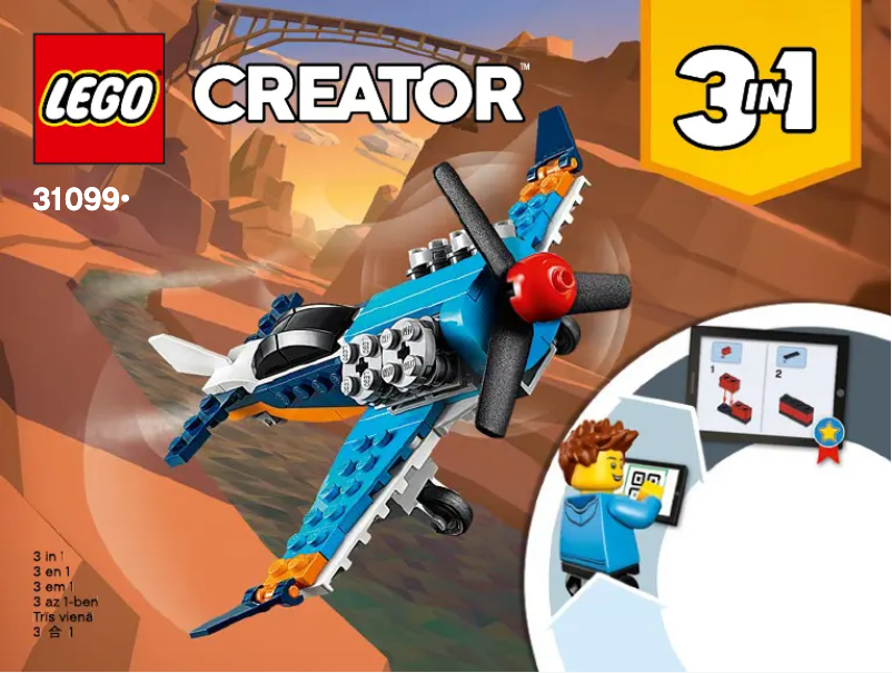 Page 1 de la notice Manuel utilisateur Lego Creator 31099