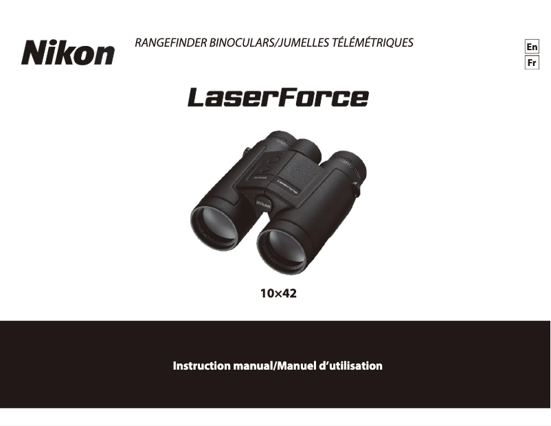 Page n°1 - Manuel utilisateur Nikon LaserForce 10x42