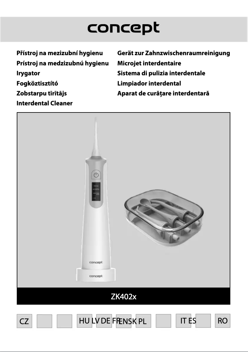Page 1 de la notice Manuel utilisateur Concept Perfect Smile ZK4021