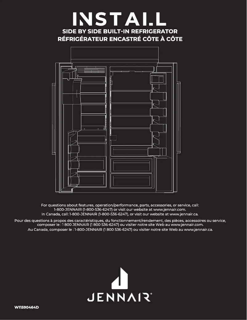 Image de la première page du manuel de l'appareil JBSFS48NMX