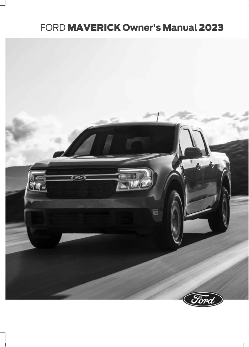 Page n°1 - Manuel utilisateur Ford Maverick (2023)