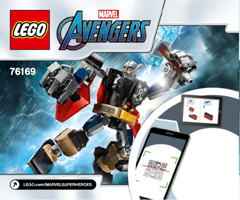 Page n°1 - Manuel utilisateur Lego Marvel Avengers 76169