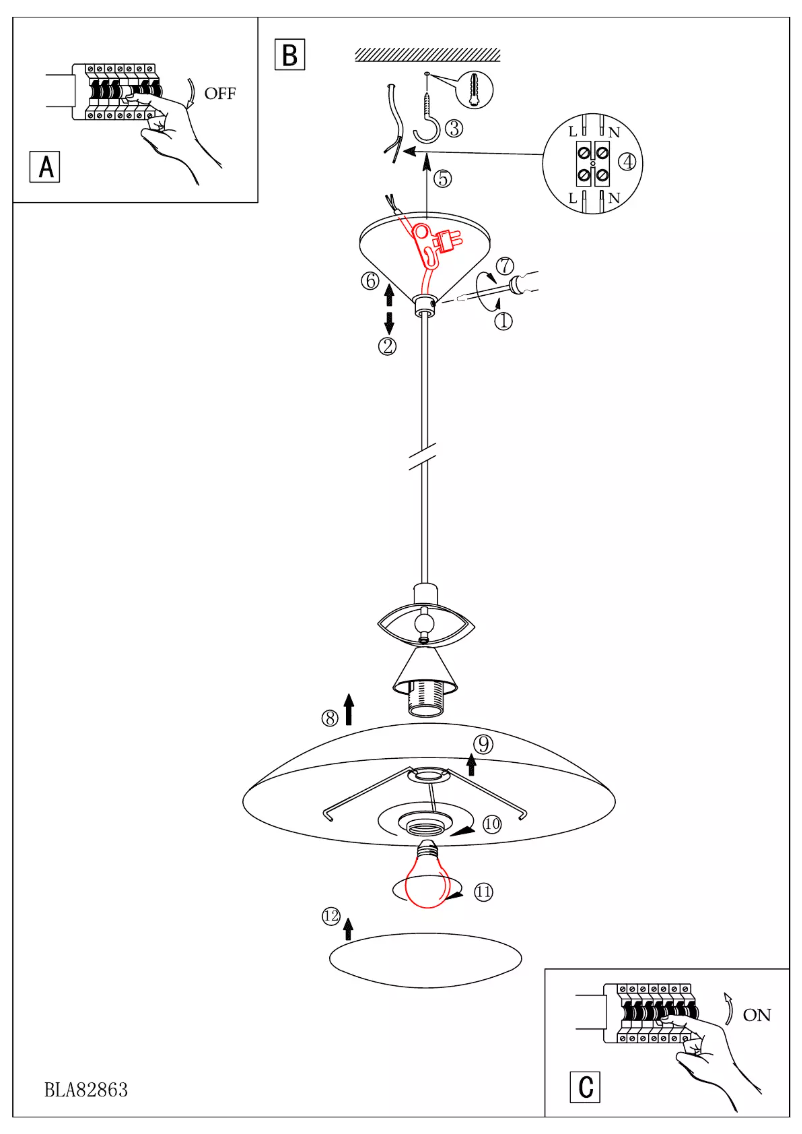 Page n°1 - Manuel utilisateur Eglo Lobby