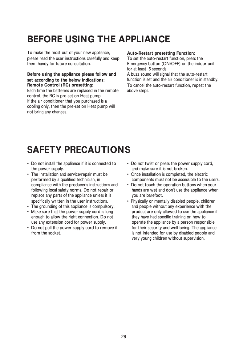 Page 1 de la notice Manuel utilisateur Whirlpool AMD 037