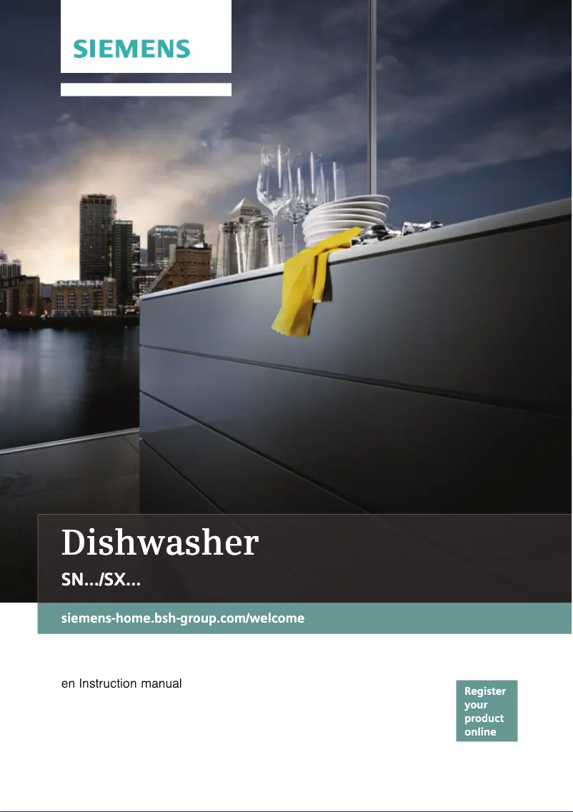 Page n°1 - Manuel utilisateur Siemens SN236W01IG