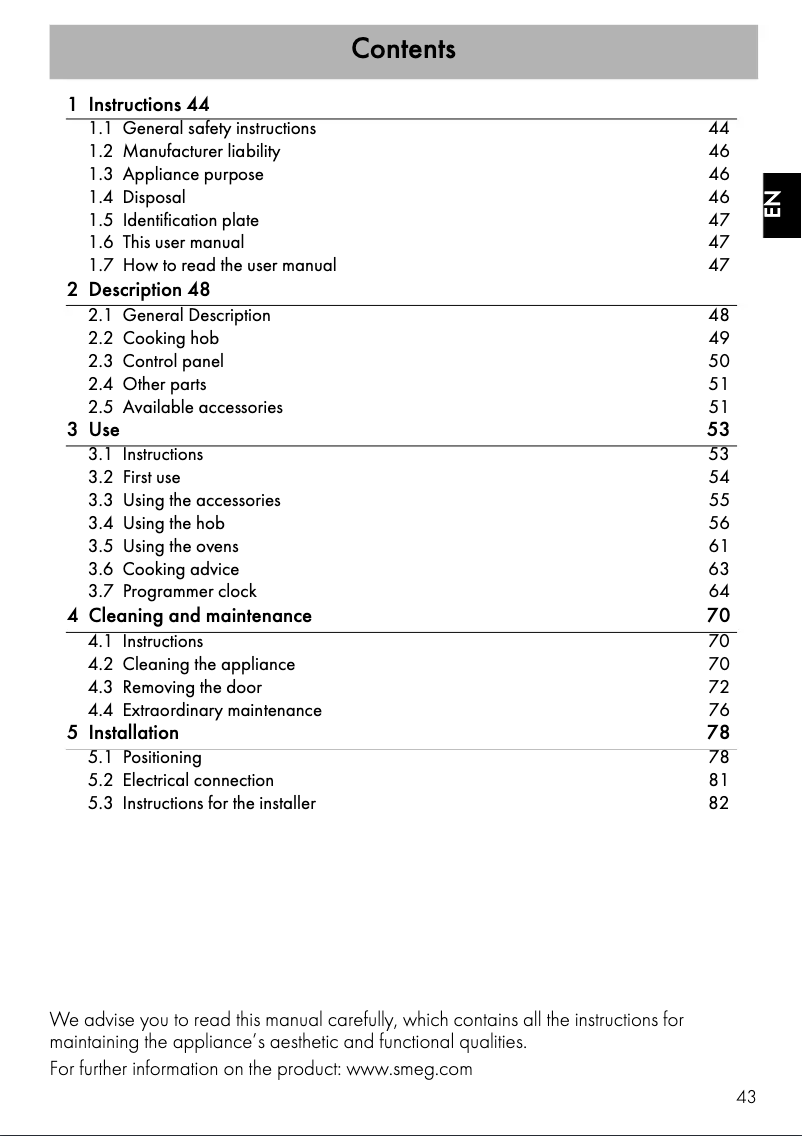 Image de la première page du manuel de l'appareil TR62IBL