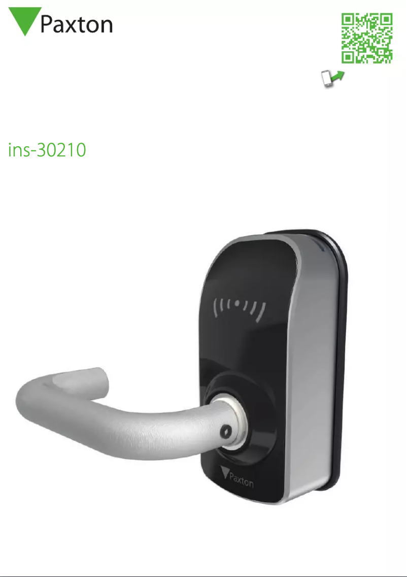 Página 1 del manual Manual de usuario Paxton PaxLock Pro