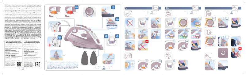Page 1 de la notice Manuel utilisateur Tefal Ultragliss Anti-Scale FV4967