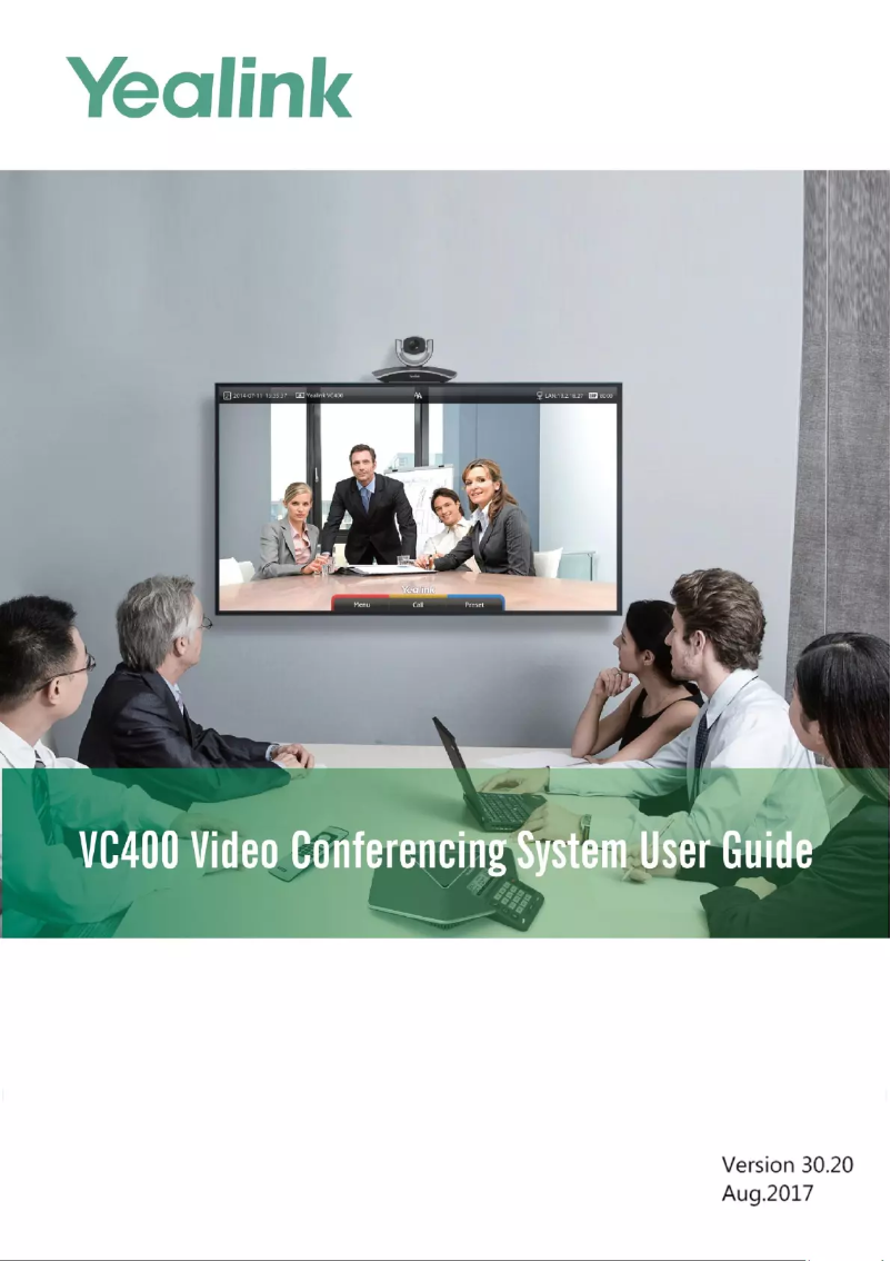 Image de la première page du manuel de l'appareil VC400