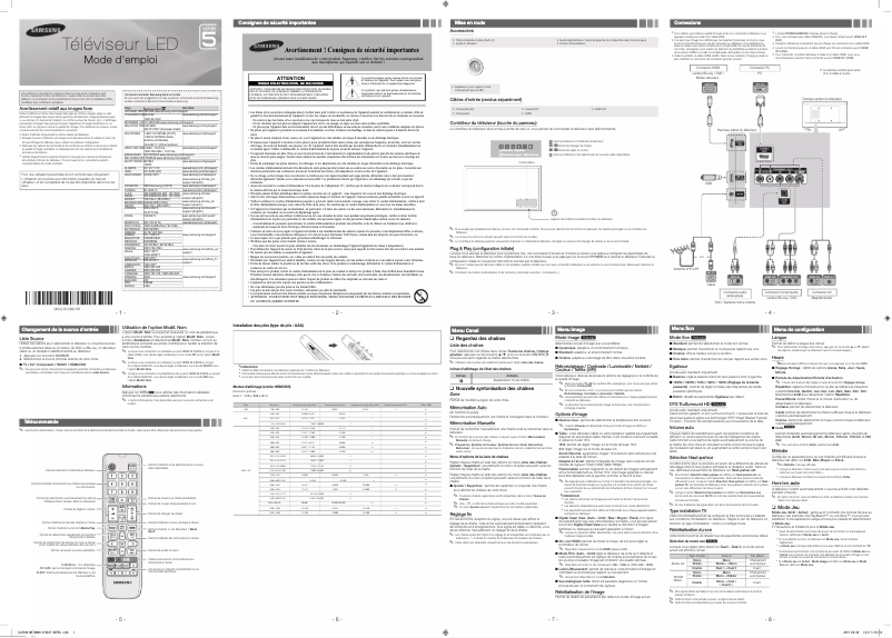 Página 1 del manual Manual de usuario Samsung UA40J5000AR