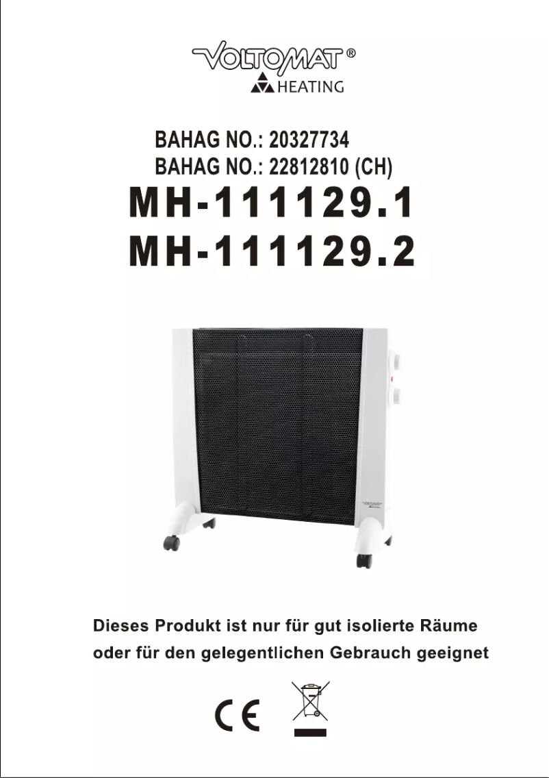 Page 1 de la notice Manuel utilisateur Emerio MH-111129.1