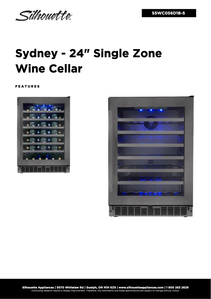 Image de la première page du manuel de l'appareil SSWC056D1B