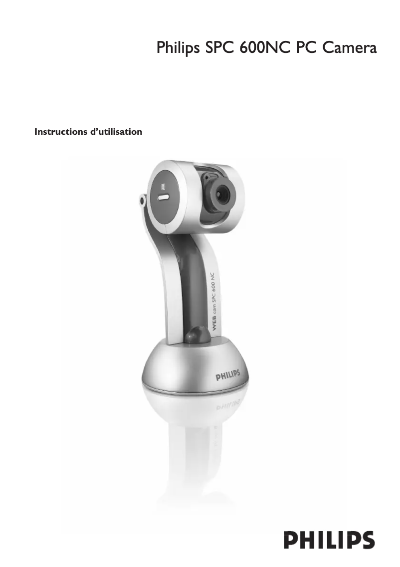 Page 1 de la notice Manuel utilisateur Philips SPC 600NC