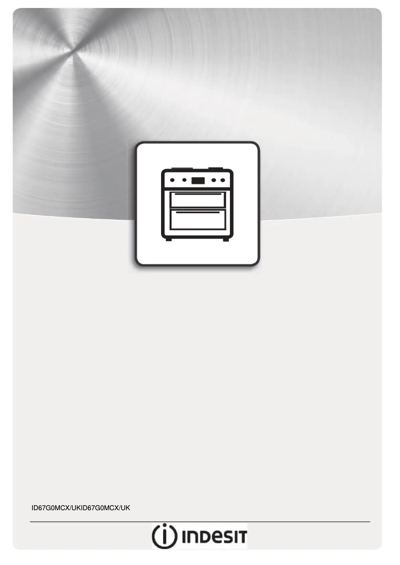 Page 1 de la notice Manuel utilisateur Indesit ID67G0MCX