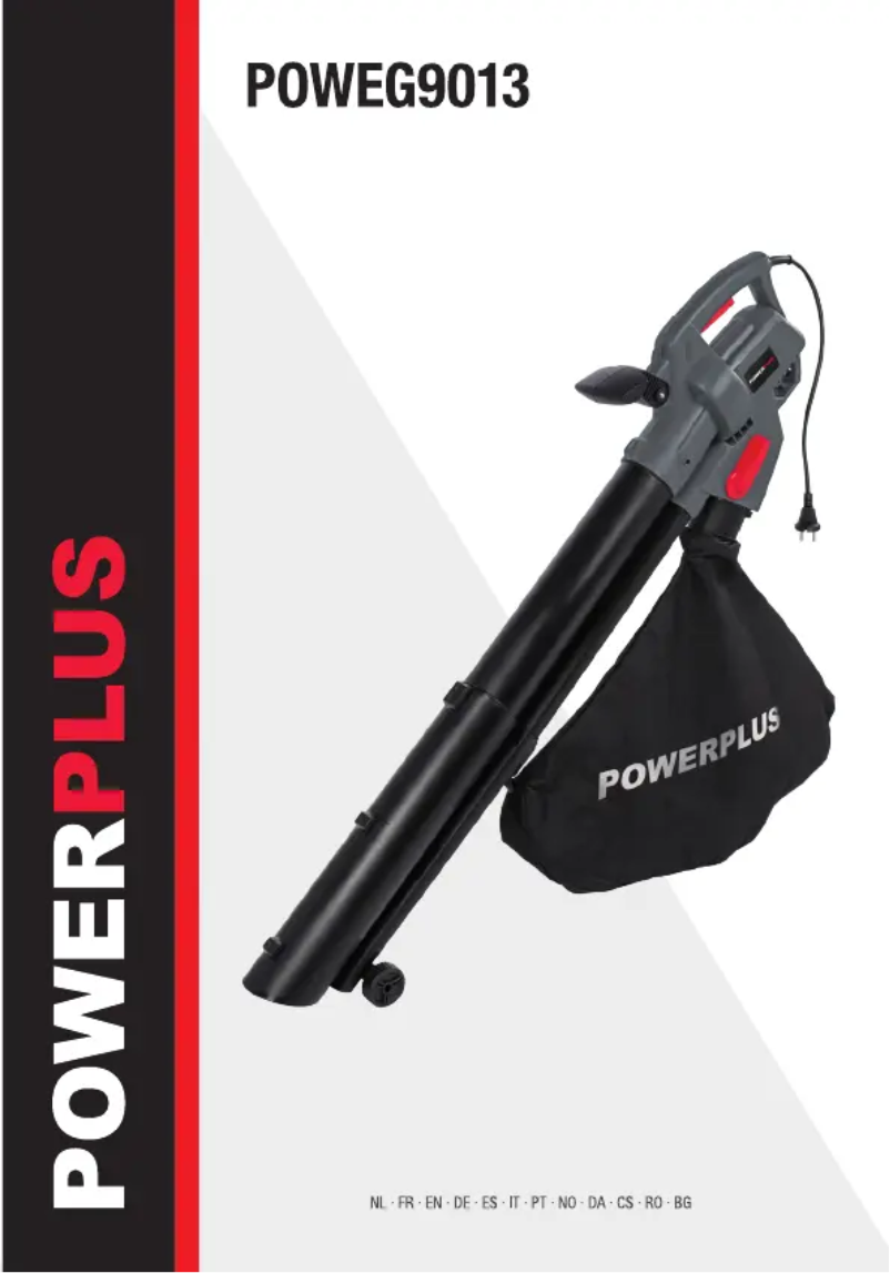 Image de la première page du manuel de l'appareil POWEG9013