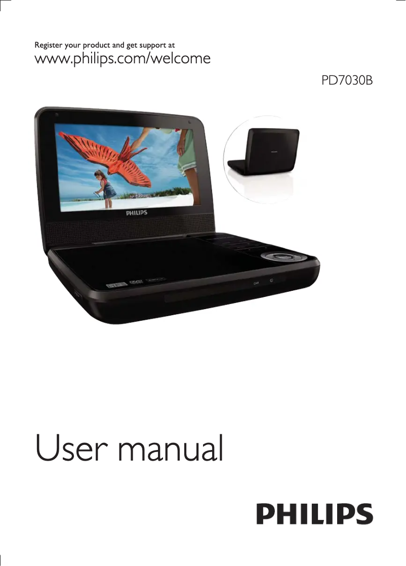 Page n°1 - Manuel utilisateur Philips PD7030B