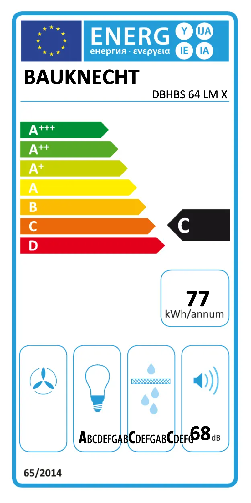 Image de la première page du manuel de l'appareil DBHBS 64 LM X