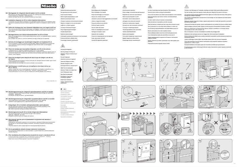 Page 1 de la notice Manuel utilisateur Miele G 5220 i EcoLine
