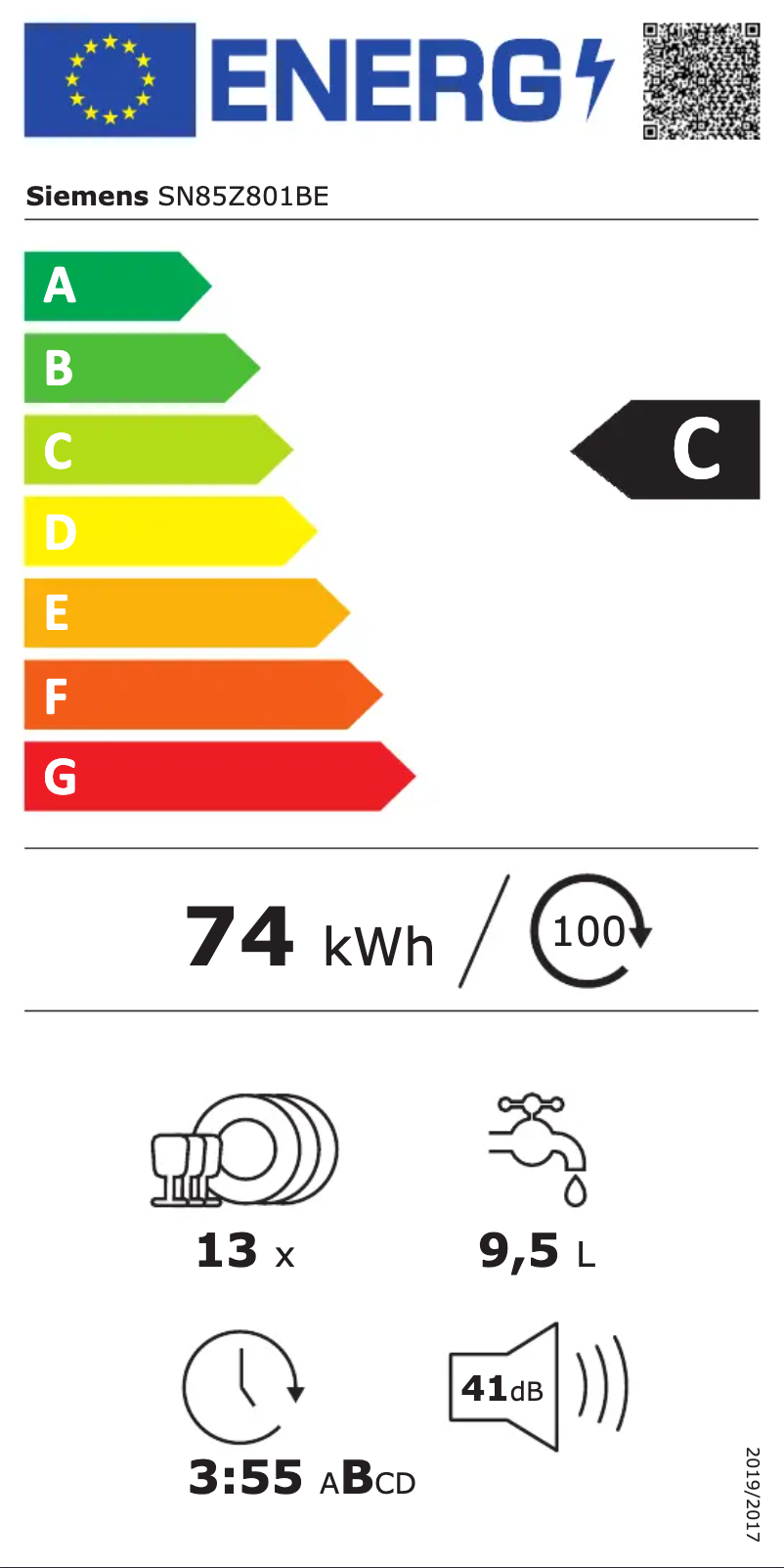 Page 1 de la notice Manuel utilisateur Siemens SN85Z801BE