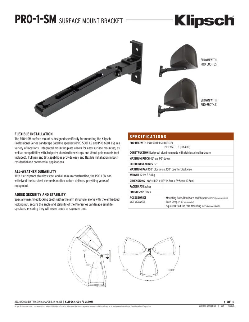 Image de la première page du manuel de l'appareil PRO-1-SM