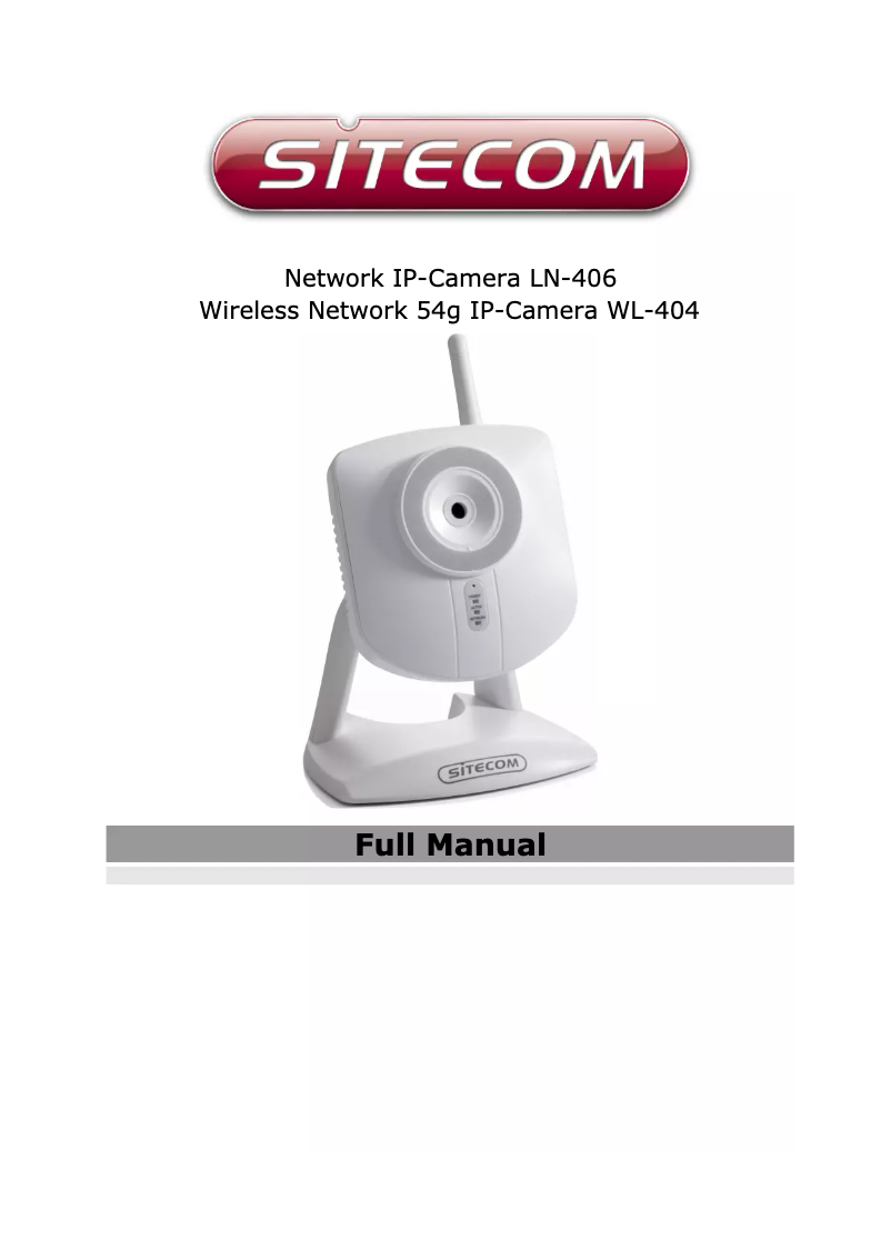 Page 1 de la notice Manuel utilisateur Sitecom LN-406