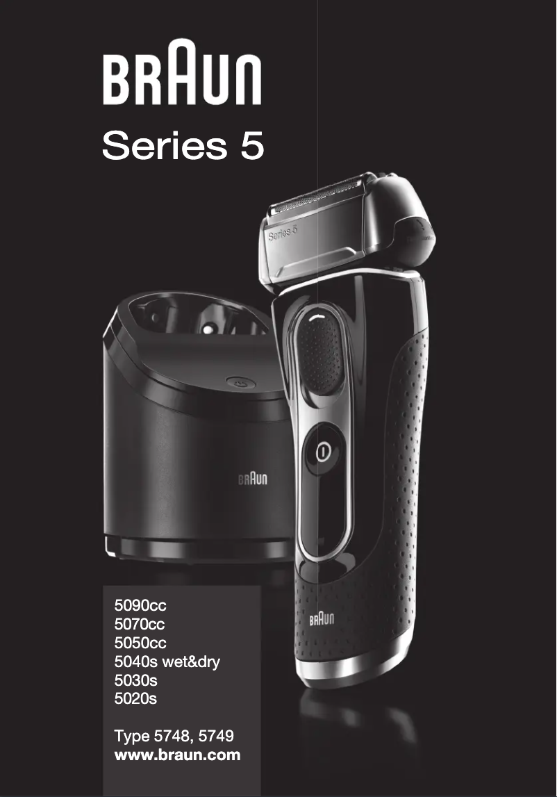 Page 1 de la notice Manuel utilisateur Braun Series 5-5070cc