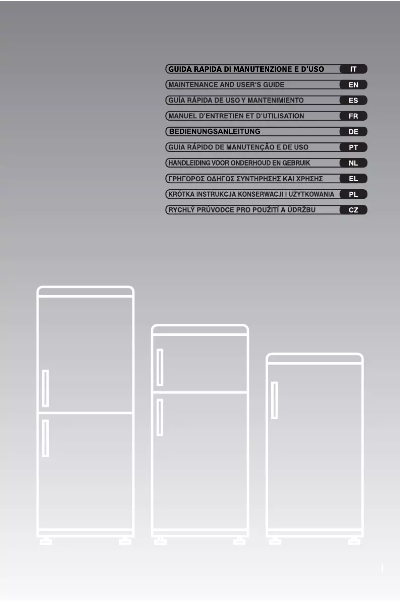 Page n°1 - Manuel utilisateur Candy CKCF6184IX/1