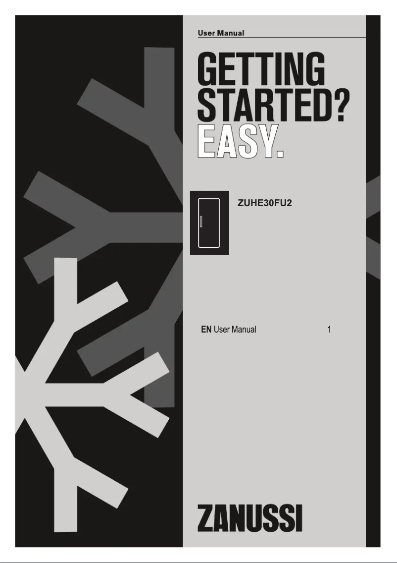 Image de la première page du manuel de l'appareil ZUHE30FU2