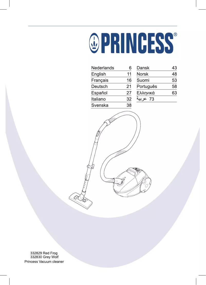 Page 1 de la notice Manuel utilisateur Princess 332830 Grey Squirrel