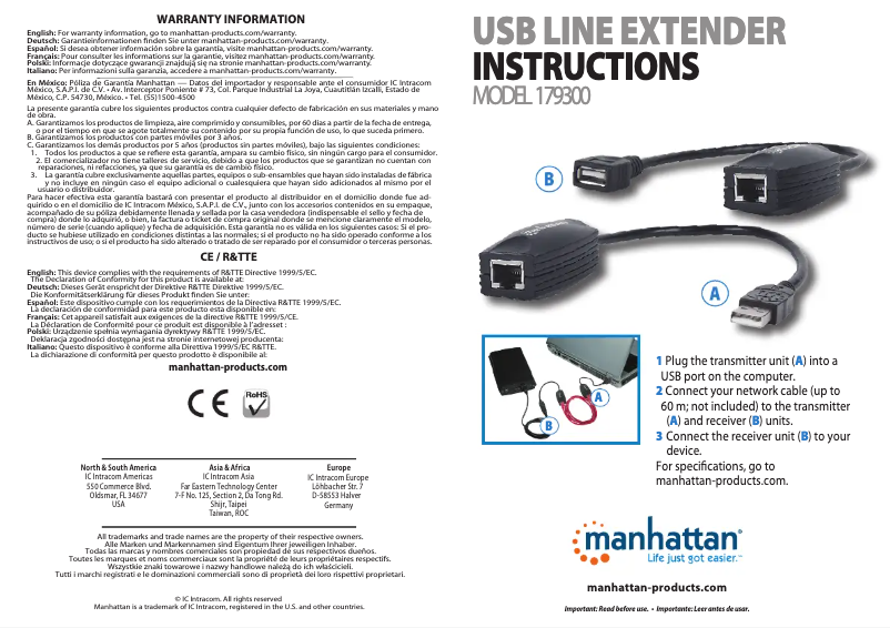 Image de la première page du manuel de l'appareil 179300