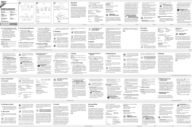 Page 1 de la notice Manuel utilisateur Melinera HG02923